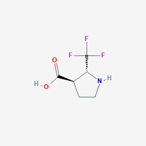 (2R,3R)-2-(trifluoromethyl)pyrrolidine-3-carboxylic acid - 