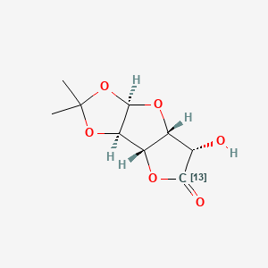 1,2-O-Isopropylidene-a-D-glucofuranuronic-6-13C acid, |A-lactone - 