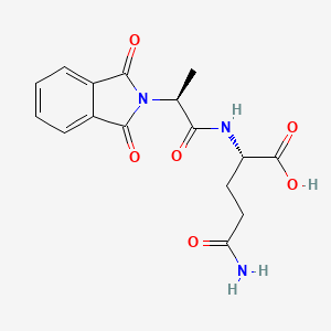 (S)-5-Amino-2-((S)-2-(1,3-dioxoisoindolin-2-yl)propanamido)-5-oxopentanoic acid - 