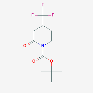2-Oxo-4-trifluoromethyl-piperidine-1-carboxylic acid tert-butyl ester - 