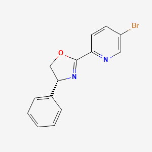 (R)-2-(5-Bromopyridin-2-yl)-4-phenyl-4,5-dihydrooxazole - 