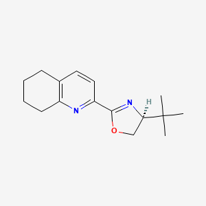 (S)-4-(tert-Butyl)-2-(5,6,7,8-tetrahydroquinolin-2-yl)-4,5-dihydrooxazole - 