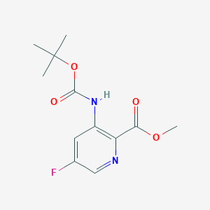 3-tert-Butoxycarbonylamino-5-fluoro-pyridine-2-carboxylic acid methyl ester - 