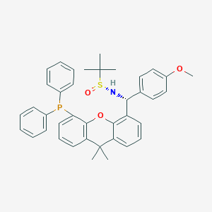[S(R)]-N-[(R)-[5-(Diphenylphosphino)-9,9-dimethyl-9H-xanthen-4-yl](4-methoxyphenyl)methyl]-2-methyl-2-propanesulfinamide - 