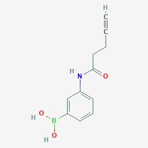 (3-(Pent-4-ynamido)phenyl)boronic acid - 