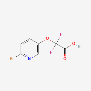 2-((6-Bromopyridin-3-yl)oxy)-2,2-difluoroacetic acid - 