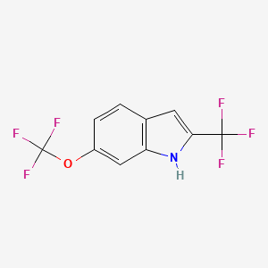 6-(Trifluoromethoxy)-2-(trifluoromethyl)-1h-indole - 