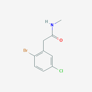 2-(2-bromo-5-chlorophenyl)-N-methylacetamide - 