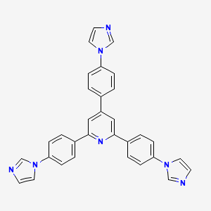 2,4,6-Tris(4-(1H-imidazol-1-yl)phenyl)pyridine - 