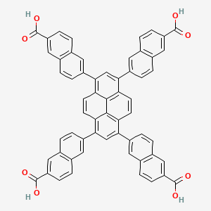 6,6',6'',6'''-(Pyrene-1,3,6,8-tetrayl)tetrakis(2-naphthoic acid) - 