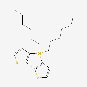 7,7-dihexyl-3,11-dithia-7-silatricyclo[6.3.0.02,6]undeca-1(8),2(6),4,9-tetraene - 