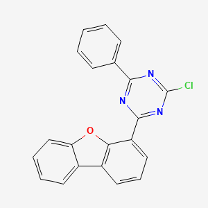 2-Chloro-4-dibenzofuran-4-yl-6-phenyl-[1,3,5]triazine - 