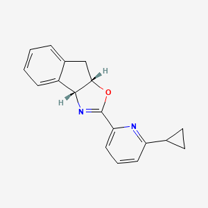 (3aR,8aS)-2-(6-Cyclopropylpyridin-2-yl)-3a,8a-dihydro-8H-indeno[1,2-d]oxazole - 