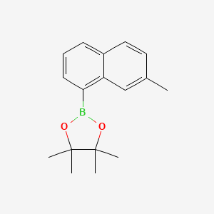 4,4,5,5-Tetramethyl-2-(7-methylnaphthalen-1-YL)-1,3,2-dioxaborolane - 