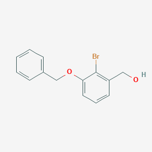 (3-(Benzyloxy)-2-bromophenyl)methanol - 
