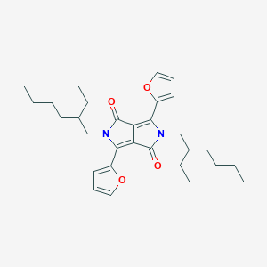 2,5-bis(2-ethylhexyl)-3,6-di(furan-2-yl)pyrrolo[3,4-c]pyrrole-1,4(2H,5H)-dione - 