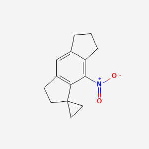 8'-Nitro-3',5',6',7'-tetrahydro-2'H-spiro[cyclopropane-1,1'-s-indacene] - 
