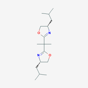(4S,4'S)-2,2'-(Propane-2,2-diyl)bis(4-isobutyl-4,5-dihydrooxazole) - 