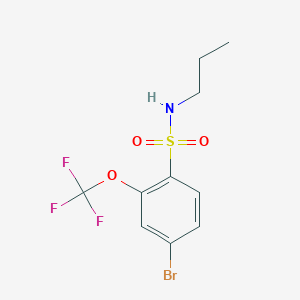 4-bromo-N-propyl-2-(trifluoromethoxy)benzenesulfonamide - 