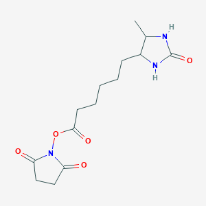 2,5-dioxopyrrolidin-1-yl 6-((4R,5S)-5-methyl-2-oxoimidazolidin-4-yl)hexanoate - 