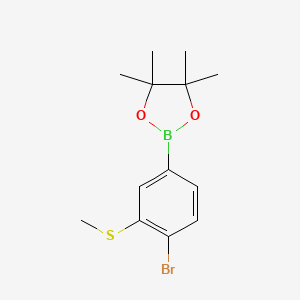 4-Bromo-3-(methylthio)phenylboronic acid pinacol ester - 