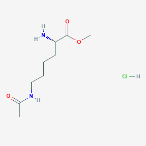 (S)-methyl 6-acetamido-2-aminohexanoate hydrochloride - 