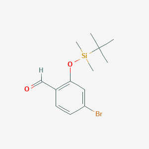 4-Bromo-2-[(tert-butyldimethylsilyl)oxy]benzaldehyde - 861928-21-4