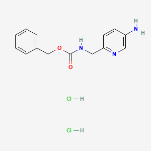 (5-Amino-pyridin-2-ylmethyl)-carbamic acid benzyl ester dihydrochloride - 