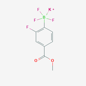Potassium 4-(methoxycarbonyl)-2-fluorophenyltrifluoroborate - 