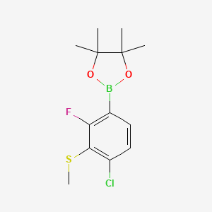 4-Chloro-2-fluoro-3-methylthiophenylboronic acid pinacol ester - 