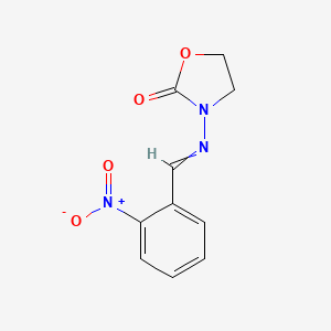 3-((o-Nitrophenyl)methyleneamino)-2-oxazolidone - 