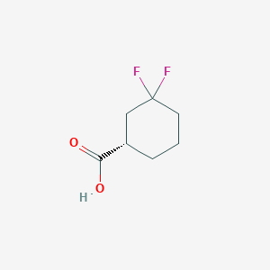 (1S)-3,3-difluorocyclohexane-1-carboxylic acid - 