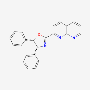 (4R,5S)-2-(1,8-Naphthyridin-2-yl)-4,5-diphenyl-4,5-dihydrooxazole - 