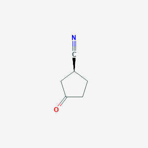 (1S)-3-oxocyclopentane-1-carbonitrile - 