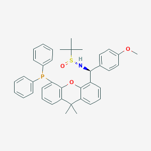 (R)-N-[(S)-[5-(Diphenylphosphino)-9,9-dimethyl-9H-xanthen-4-yl](4-methoxyphenyl)methyl]-2-methylpropane-2-sulfinamide - 
