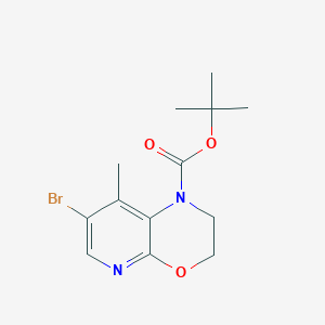 1-Boc-7-bromo-8-methyl-2,3-dihydro-1H-pyrido[2,3-b][1,4]oxazine - 