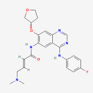 (S,E)-4-(Dimethylamino)-N-(4-((4-fluorophenyl)amino)-7-((tetrahydrofuran-3-YL)oxy)quinazolin-6-YL)but-2-enamide - 