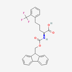 Fmoc-(S)-2-amino-5-(2-trifluoromethylphenyl)pentanoic acid - 