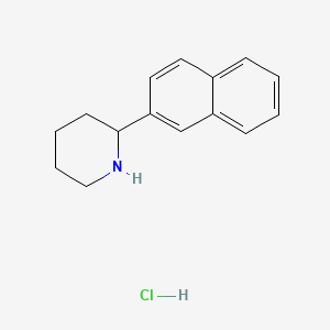 2-(Naphthalen-2-yl)piperidine hydrochloride - 