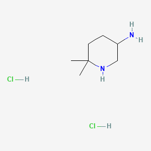 6,6-Dimethylpiperidin-3-amine dihydrochloride - 