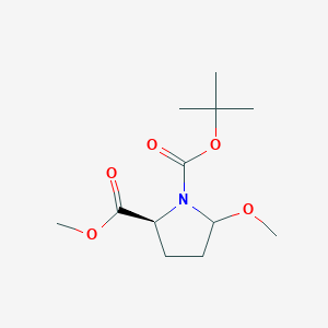 (2S)-1-tert-butyl 2-methyl 5-methoxypyrrolidine-1,2-dicarboxylate - 