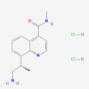 (S)-8-(1-Aminopropan-2-yl)-N-methylquinoline-4-carboxamide (dihydrochloride) - 