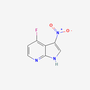 4-Fluoro-3-nitro-1H-pyrrolo[2,3-b]pyridine - 