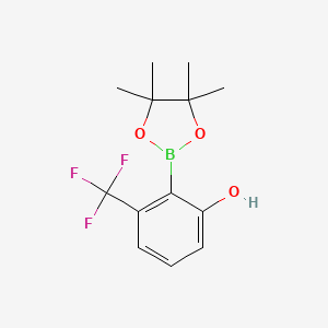 2-Hydroxy-6-trifluoromethylphenylboronic acid pinacol ester - 
