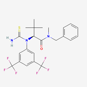 (S)-N-benzyl-2-(1-(3,5-bis(trifluoromethyl)phenyl)thioureido)-N,3,3-trimethylbutanamide - 