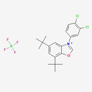 5,7-Di-tert-butyl-3-(3,4-dichlorophenyl)benzo[d]oxazol-3-ium tetrafluoroborate - 