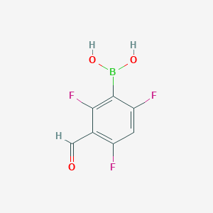 (2,4,6-Trifluoro-3-formylphenyl)boronic acid - 