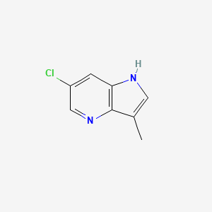6-chloro-3-methyl-1H-pyrrolo[3,2-b]pyridine - 