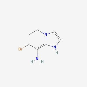 7-Bromo-1,5-dihydroimidazo[1,2-a]pyridin-8-amine - 