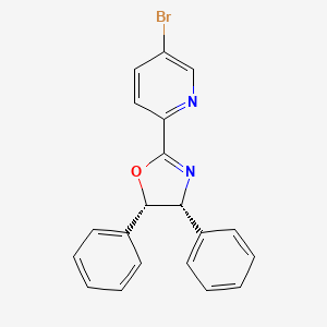 (4R,5S)-2-(5-Bromopyridin-2-yl)-4,5-diphenyl-4,5-dihydrooxazole - 
